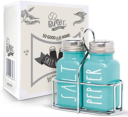 BUNOT Turquoise Salt Pepper Shakers Set 1
