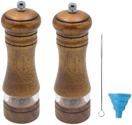 MASALACO Salt Pepper Grinder Set 2 Pack 1