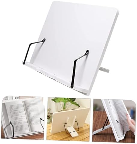 Elegant Wooden Book Display Stand with Adjustable Holders
