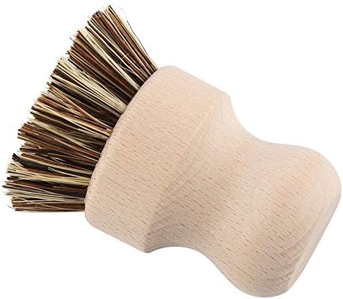 Eco-Friendly Dish Scrubbing Brush with Sisal Silk