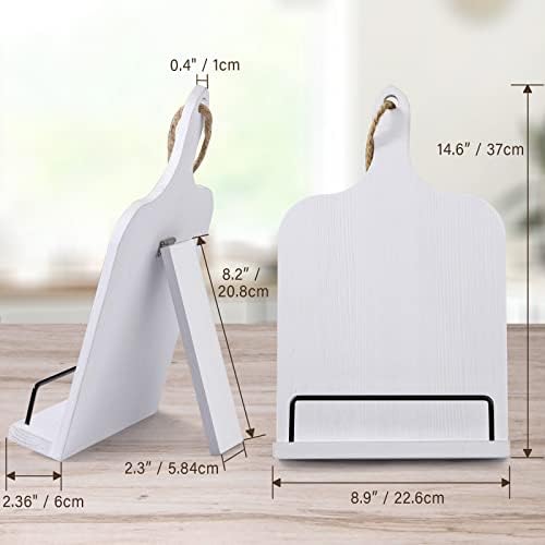 PUERSI Adjustable Cookbook Stand - White 1