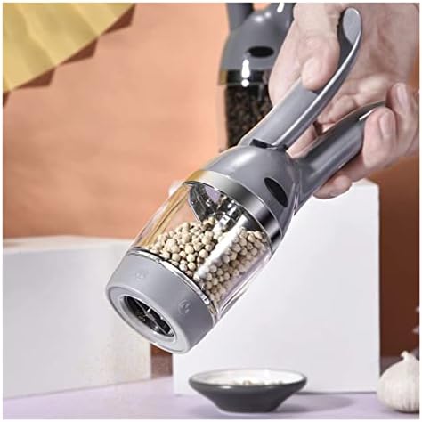 LEIXIUSM Refillable Pepper Mill Set 2pc Salt Pepper Grinders