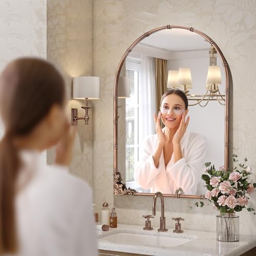 Brauthon Vintage Arched Mirror Gold 30x40