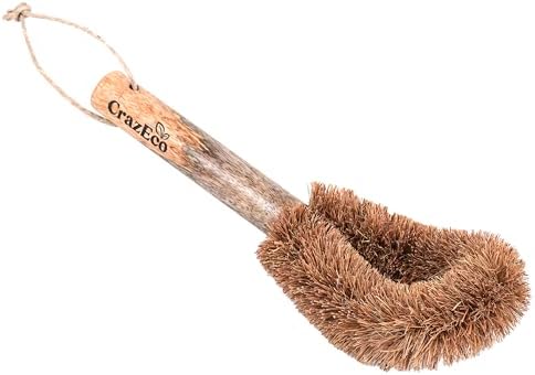 CrazEco Coir Cleaning Brush Set of 4