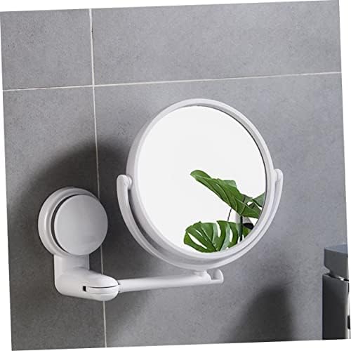 WOONEKY Foldable Vanity Mirror 180 Rotation Wall Mounted Makeup Mirror