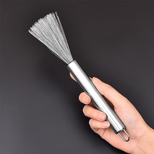 Guaber Stainless Steel Wire Brush for Cast Iron Pans