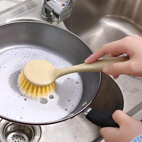 ZBQUNPIT Hanging Non-Stick Wheat Straw Cleaning Brush 1