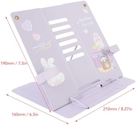 Adjustable Book Holder with Exquisite Pattern Design