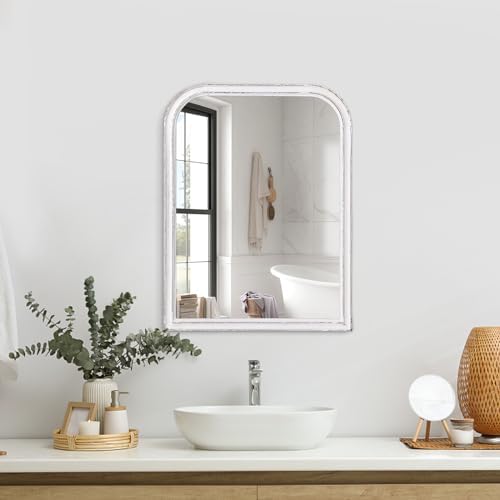 Rustic Farmhouse Wall Mirror 16x12 Inch