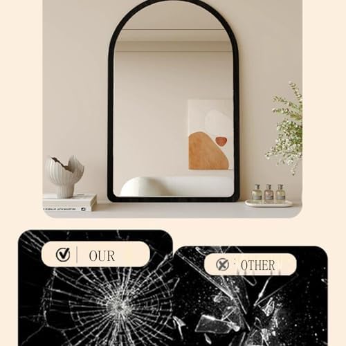 LXP Cosmetic Mirror with Hook Wall Mountable and Desktop Use