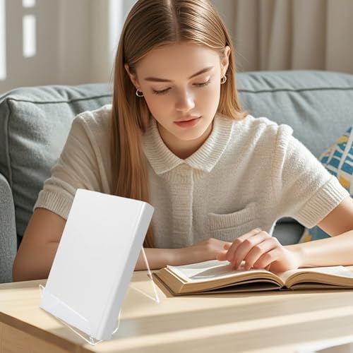 2Pcs Acrylic Book Stand for Reading