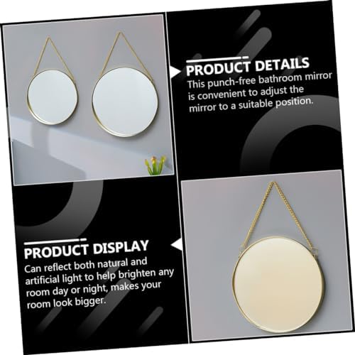 Didiseaon Wall Mounted Makeup Mirror
