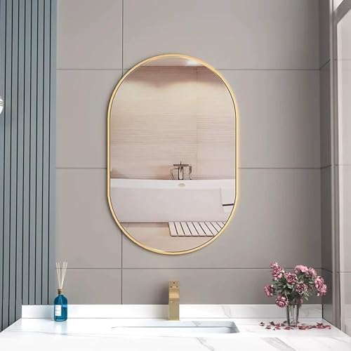 LXP Gold Bathroom Vanity Mirror 40x60cm 1