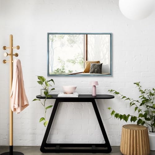 AAZZKANG Large 28x20 Modern Wall Mirror with Aluminum Frame