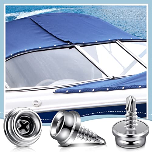 LEIFIDE Boat Canvas Snaps 38 Inch Metal Fasteners 24 Pcs