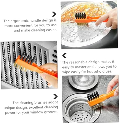 Beaupretty 2pcs Crevice Cleaning Brush Set 1