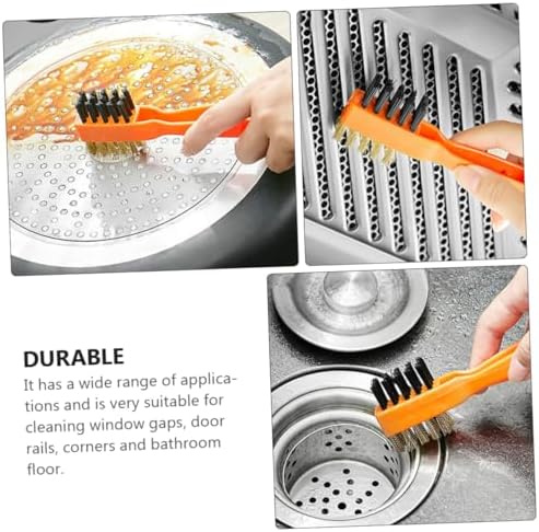 HAWILLOSCH 2 Pack Cleaning Brushes for Window Grooves and Tile Seams