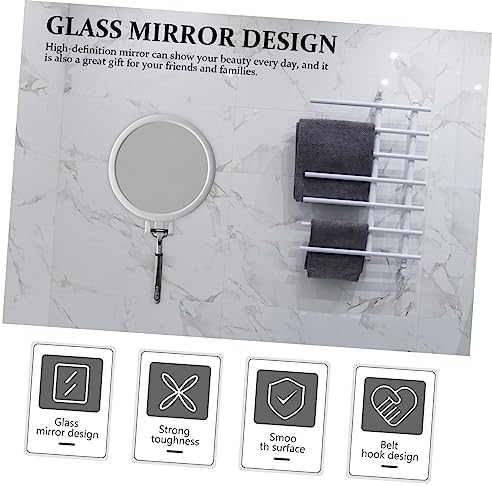 Healvian Wall Mounted Makeup Mirror Adhesive