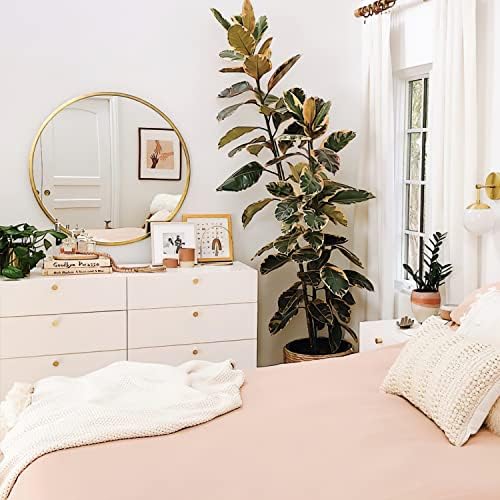 Gold Circle Mirror 18 Inch Round Wall Mirror