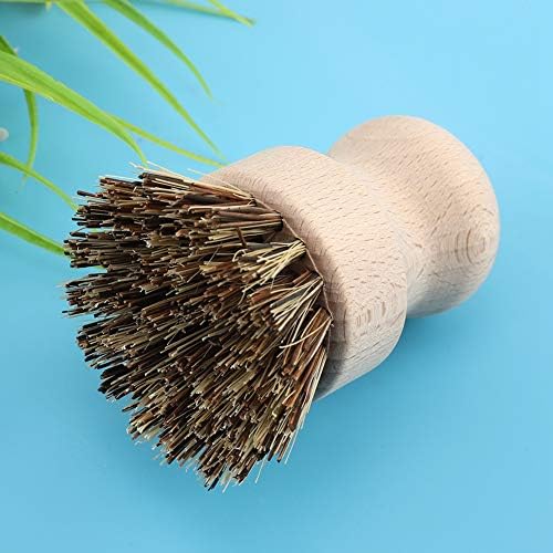 Eco-Friendly Dish Scrubbing Brush with Sisal Silk
