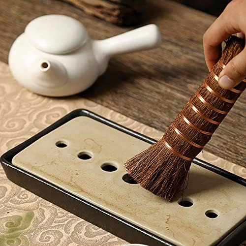 UPTALY Natural Palm Bristles Brush for Non-Stick and Cast Iron Pans