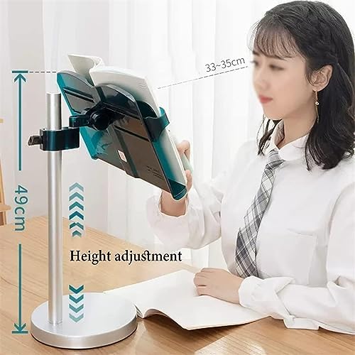 Adjustable Book Stand for Reading and Cooking GreenWhite