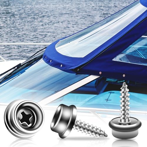 HAPDEN 30Pcs Boat Cover Snaps Metal Fasteners Kit
