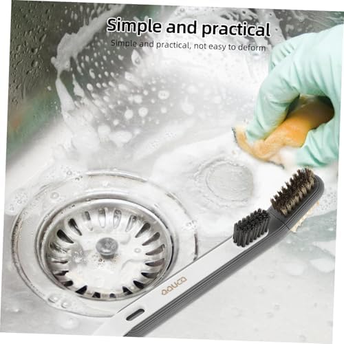 Levemolo 3-in-1 Kitchen Oil Cleaning Brush with Metal Scraper