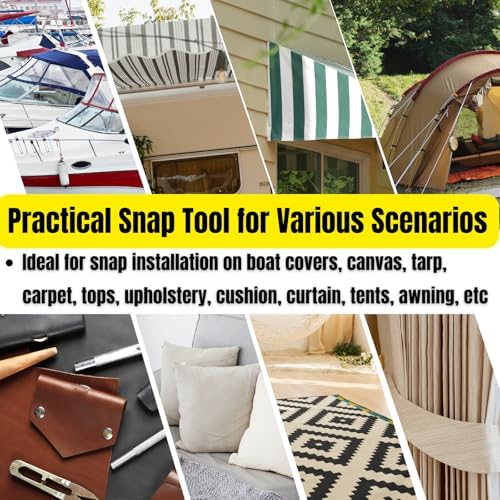 MinliGUY Heavy Duty Snap Fasteners Kit 60 Set