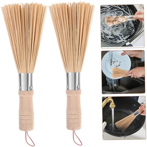 OKUMEYR Cleaning Brush for Cast Iron Cookware