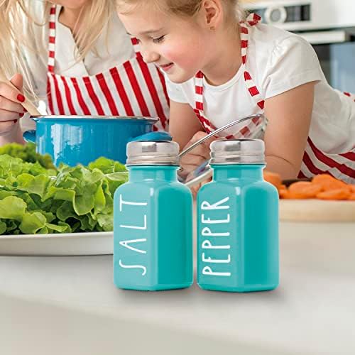 BUNOT Turquoise Salt Pepper Shakers Set 1