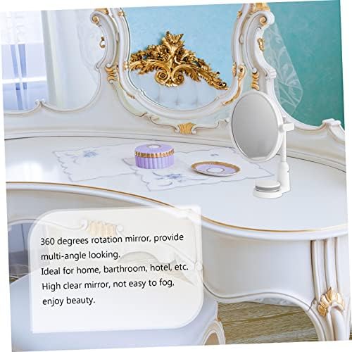 Beavorty Wall Mounted Makeup Mirror 360 Rotation LED