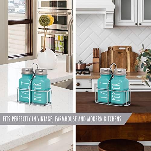 BUNOT Turquoise Salt Pepper Shakers Set 1