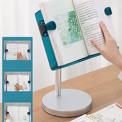 Adjustable Book Stand for Reading and Cooking GreenWhite