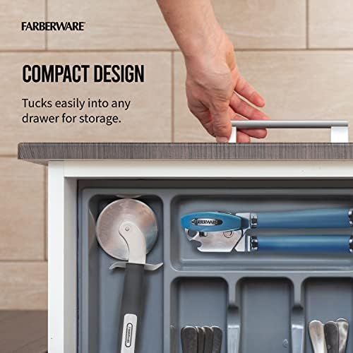 Farberware Retro Heavy Duty Can Opener with Soft Touch Handle