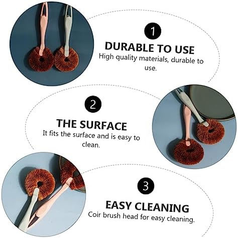 SHOWERORO 2pcs Long Handle Cleaning Brush Set 1