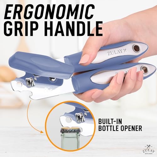 Zulay Kitchen Handheld Can Opener - Blueberry