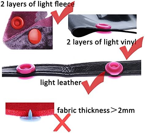 Seawhisper KAM Snaps 360pcs Kit with Pliers for Crafts Clothing