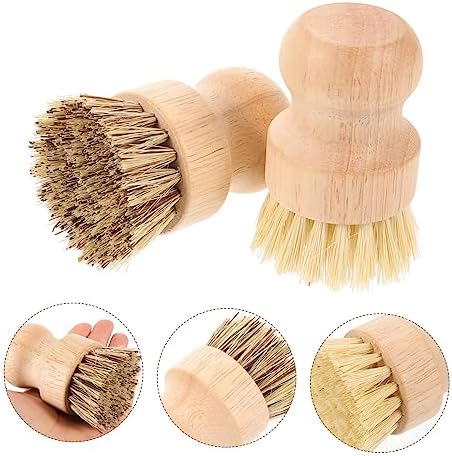 SOESFOUFU Wooden Handle Multipurpose Cleaning Brush Set