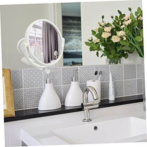 ORFOFE Folding Rotating Vanity Mirror with LED Lights