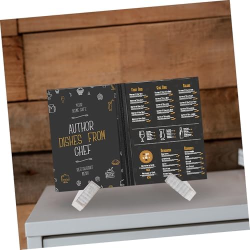 SHOWERORO Wooden Cookbook Stand for Home and Kitchen 1