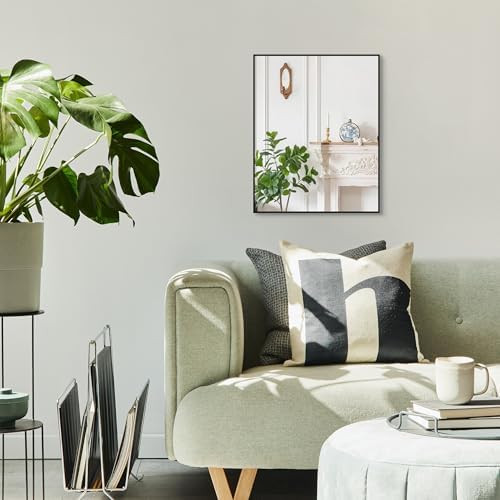BEAUTME 20x16 Inch Modern Bathroom Mirror