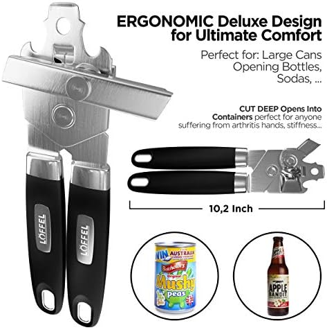 LFFEL Manual Can Opener with Non-Slip Handle 1