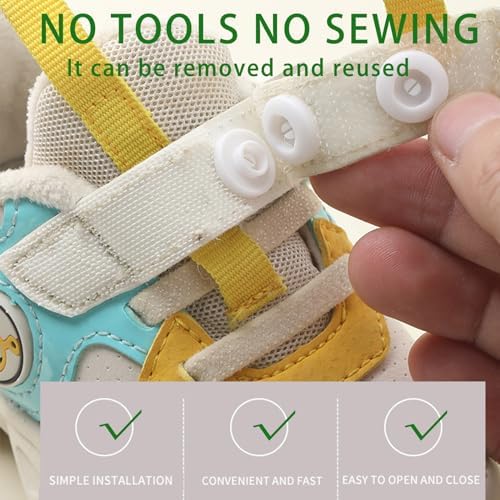 GTAAOY T5 Plastic Snaps 120 Set No Sew Fasteners