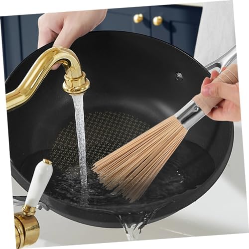 OKUMEYR Cleaning Brush for Cast Iron Cookware