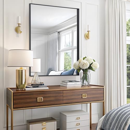 Melodieux Wall Vanity Mirror 30x40 Black 1