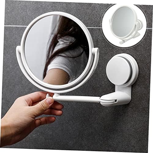 ORFOFE Folding Rotating Vanity Mirror with LED Lights