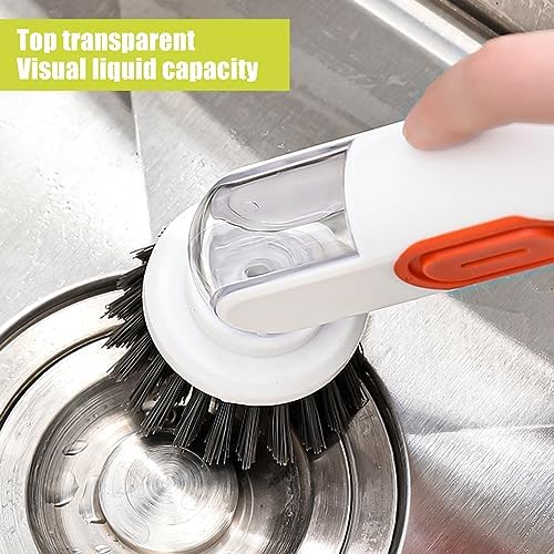 AOKID Tile Cleaning Brush with Liquid Dispensing