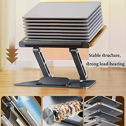 Adjustable Laptop Stand with Clip for Reading and Cooking