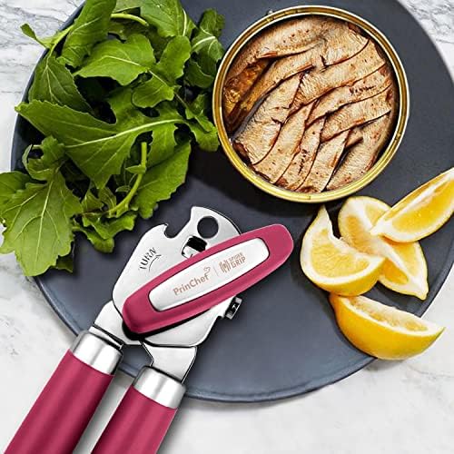 SPIDER GRIP Red Manual Can Opener with Magnet